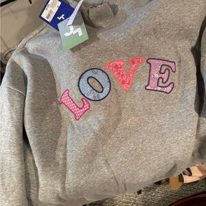 JoyLab Grey Cropped Sweatshirt